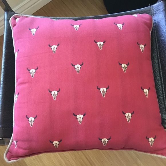 Other - Southwest steer skull pillow